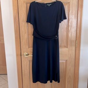 Ralph Lauren - Flutter Sleeve Dress - Short Sleeve - Blue - Belt - 6